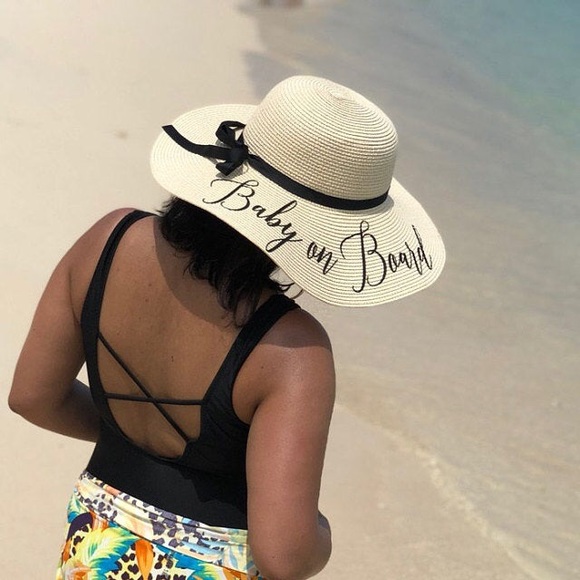 Baby On Board Sun Hat - Picture 2 of 3